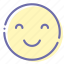 emoji, face, happy, smile