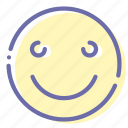 emoji, face, happy, smile