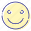emoji, face, happy, smile 
