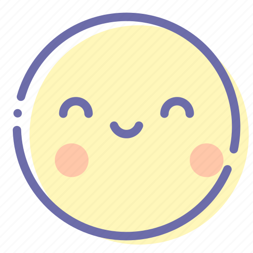 Face, smile, emoji, cute, kawaii icon - Download on Iconfinder