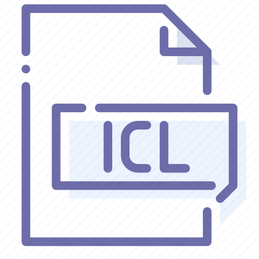 Extension, file, format, icl icon - Download on Iconfinder