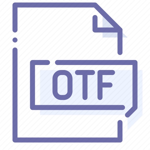 Extension, file, font, otf icon - Download on Iconfinder