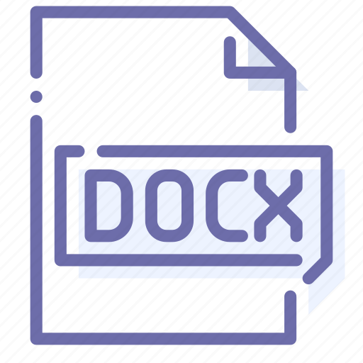Docx, extension, file, office icon - Download on Iconfinder