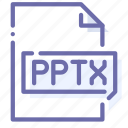 extension, file, pptx, presentation