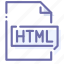extension, file, html, web 