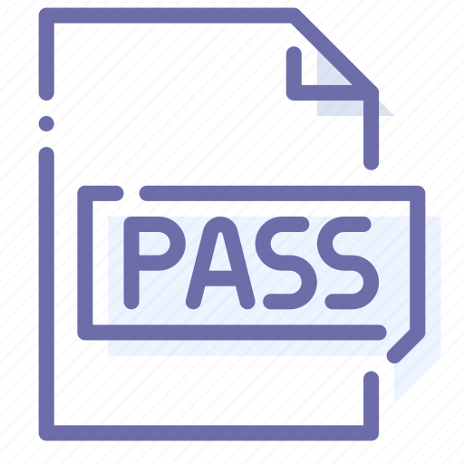 Extension, file, pass, password icon - Download on Iconfinder