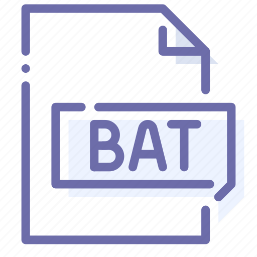 Bat, batch, extension, file icon - Download on Iconfinder