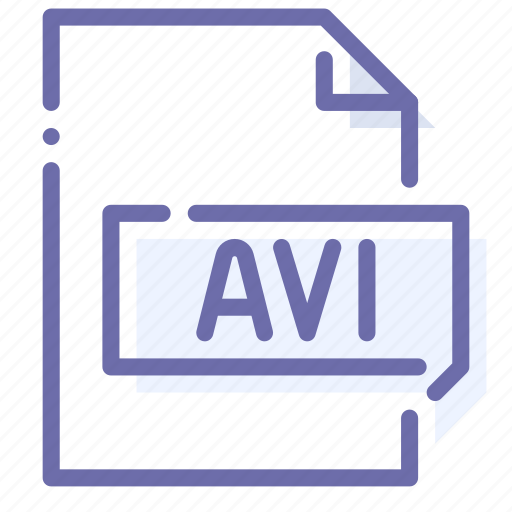Avi, extension, file, video icon - Download on Iconfinder