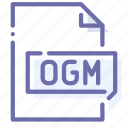 extension, file, ogm, video