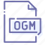 extension, file, ogm, video 