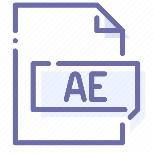 Ae, aftereffects, extension, file icon - Download on Iconfinder