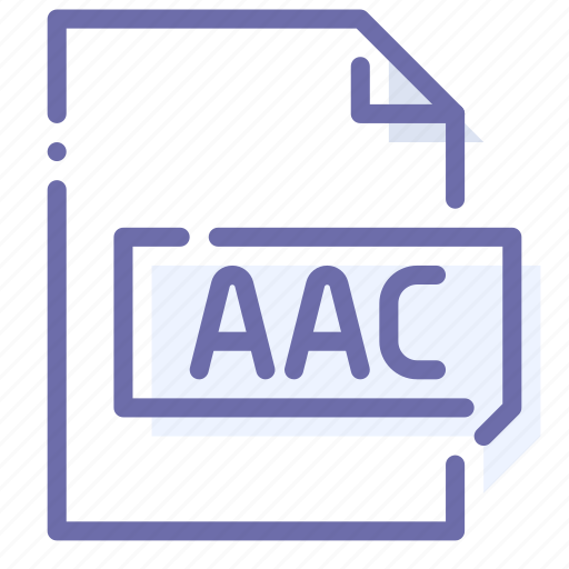 Aac, audio, extension, file icon - Download on Iconfinder