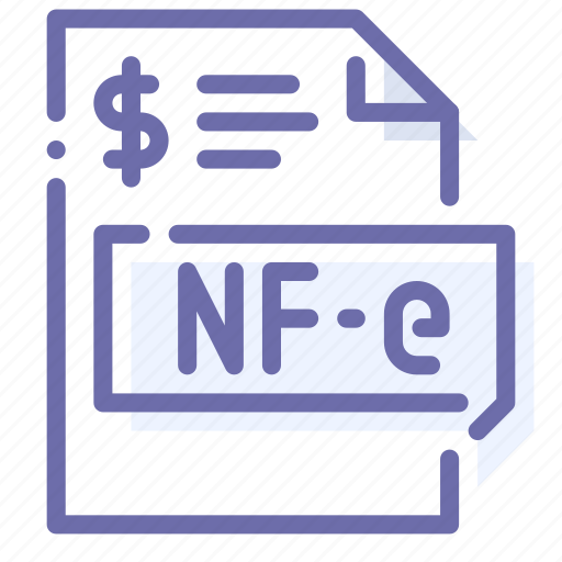 Extension, file, invoice, nfe icon - Download on Iconfinder