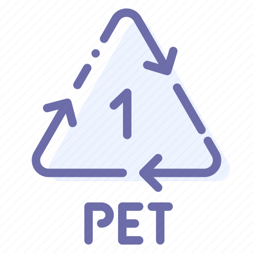 Pet, polyethylene, recyclable, terephthalate icon - Download on Iconfinder