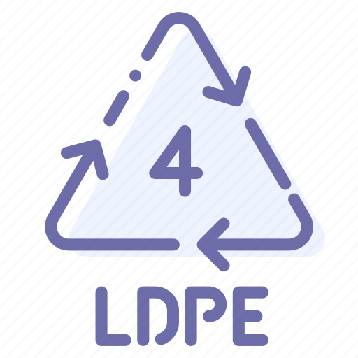 Ldpe, peld, polyethylene, recyclable icon - Download on Iconfinder