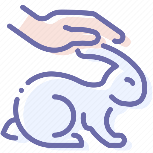 Animal, friendly, hand, rabbit icon - Download on Iconfinder