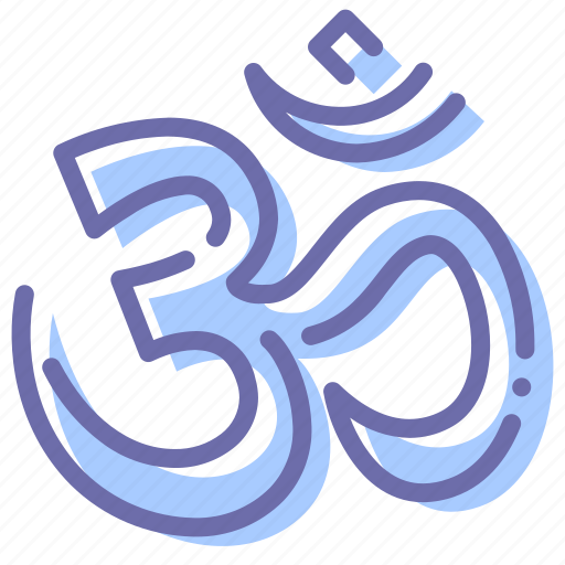 Aum, hinduism, om, religion icon - Download on Iconfinder