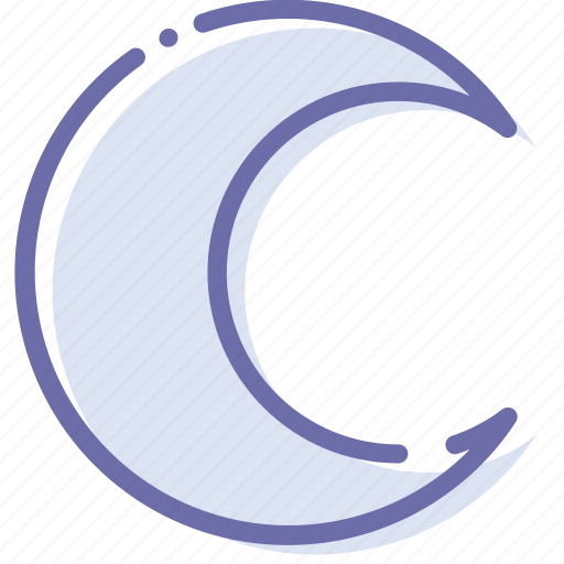 Crescent, month, moon, night icon - Download on Iconfinder