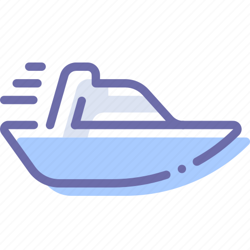 Boat, speed, vessel, yacht icon - Download on Iconfinder