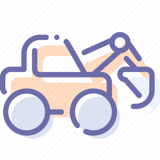 Construction, digger, excavator, industrial icon - Download on Iconfinder