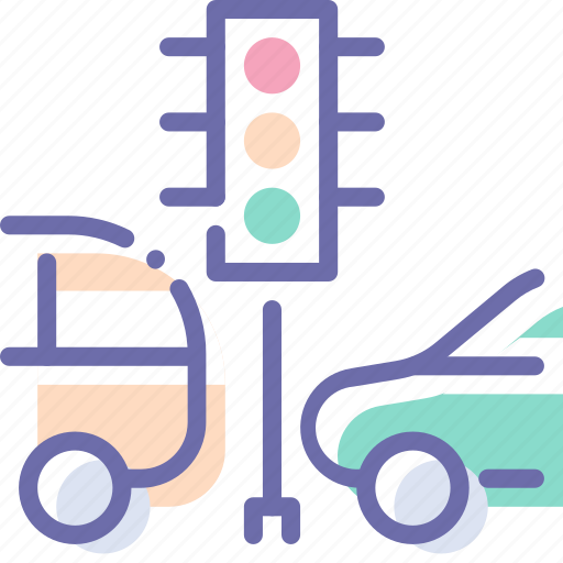 Bus, car, light, traffic icon - Download on Iconfinder