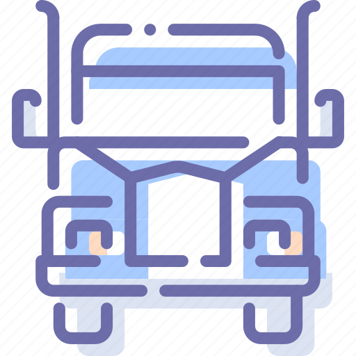 Delivery, front, transport, truck icon - Download on Iconfinder