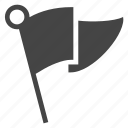 flag, gps, indicating, location, mark, pennant, pole