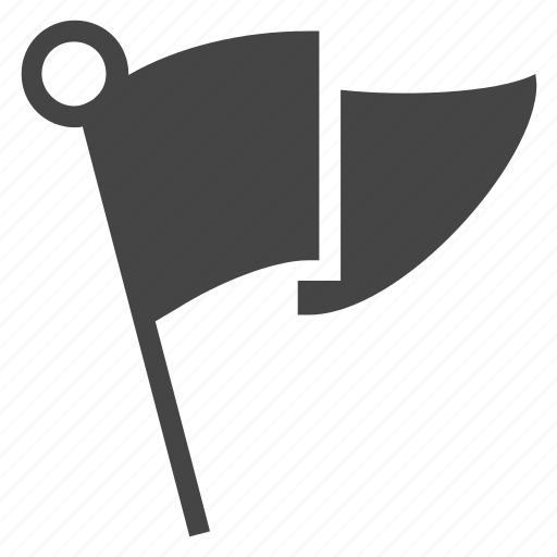 Flag, gps, indicating, location, mark, pennant, pole icon - Download on Iconfinder