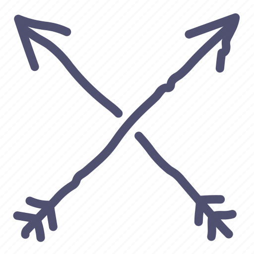 Arrows, bow, logo, retro, sign icon - Download on Iconfinder