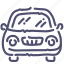 beetle, car, front, transport 