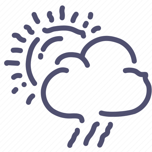 Clouds, day, rain, sun, weather icon - Download on Iconfinder