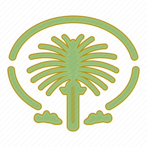 Arab emirates, gotel, island, palm icon - Download on Iconfinder