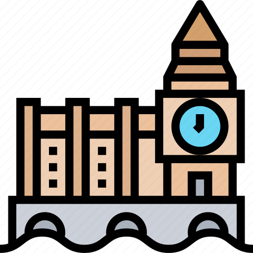 Big, ben, clock, london, landmark icon - Download on Iconfinder