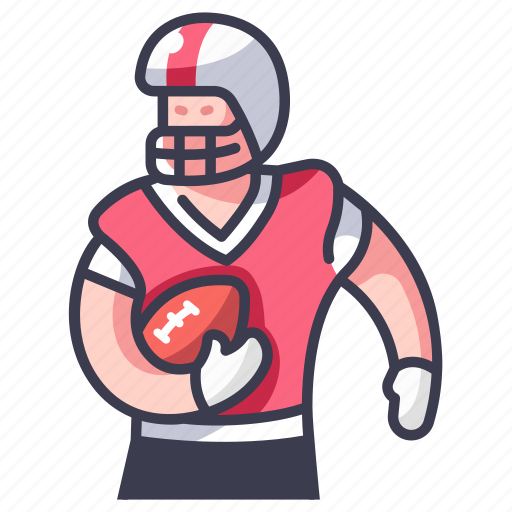 American, athlete, ball, football, player, sport icon - Download on Iconfinder