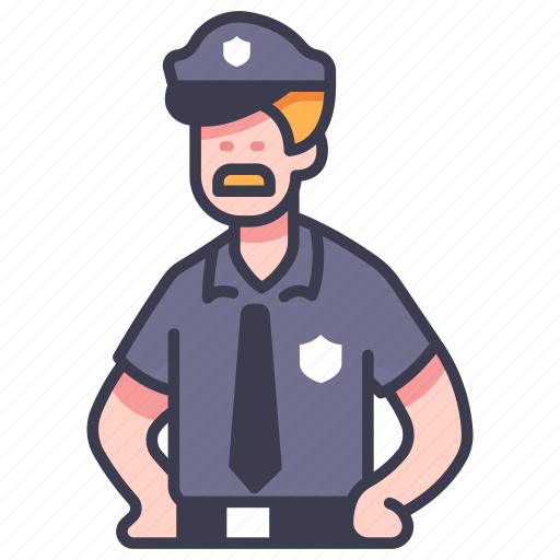 Law, officer, police, profession, security, uniform icon - Download on Iconfinder