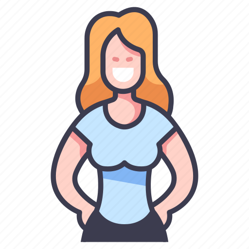 Adult, confident, person, smiling, women icon - Download on Iconfinder