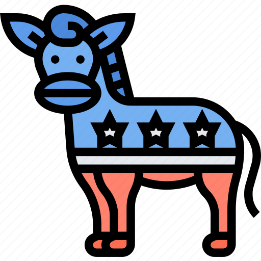 Democrat, political, party, ballot, donkey icon - Download on Iconfinder