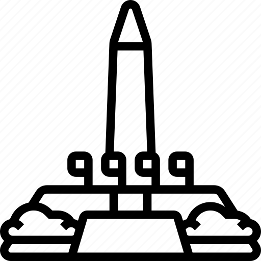 Washington, monument, obelisk, memorial, landmark icon - Download on Iconfinder