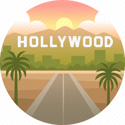 Attraction, california, famous, hollywood, los angeles, travel, usa icon - Download on Iconfinder