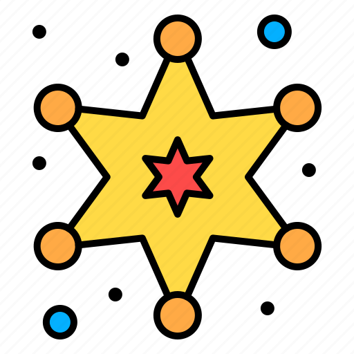 Badge, medal, police, star, department icon - Download on Iconfinder