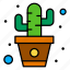 botanical, cactus, prickly, pear, succulent, wild, plant 