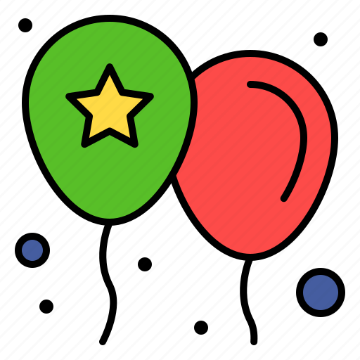 Balloons, celebration, party, star, decoration icon - Download on Iconfinder