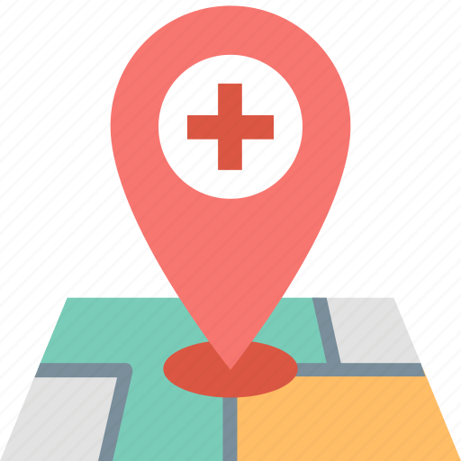 Address, gps, health, hospital, location, map, pin icon - Download on Iconfinder