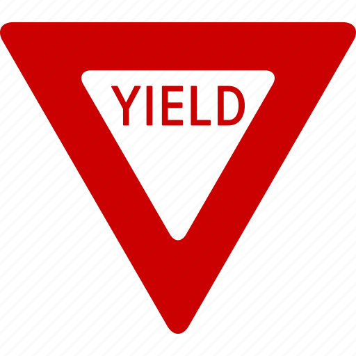 Give way, red, road, stop, traffic, triangle, yield icon - Download on Iconfinder