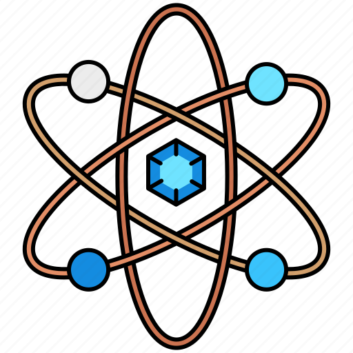 Atom, molecule, science, education icon - Download on Iconfinder