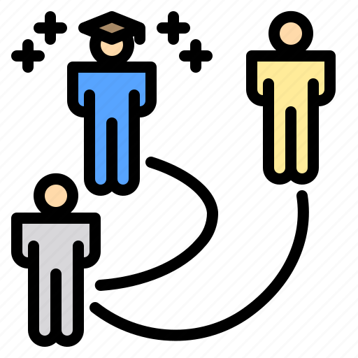 Campus, choice, connection, friendship, graduate, learning, people icon - Download on Iconfinder