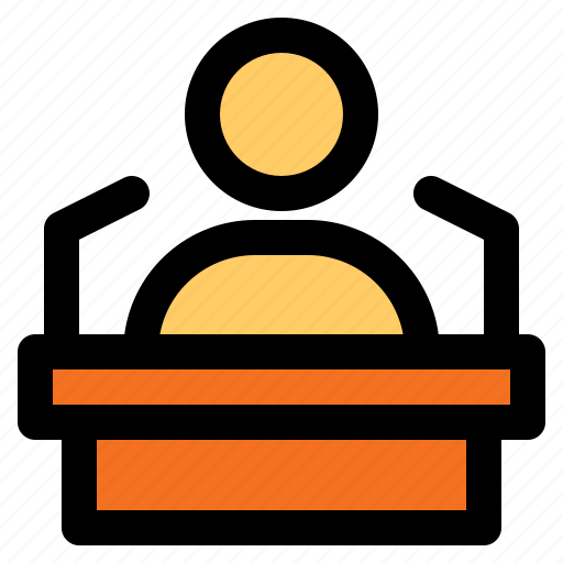 Education, learning, school, speech, study, teacher, university icon - Download on Iconfinder