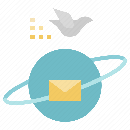 Communication, earth, mail, planet, technology, worldwide icon - Download on Iconfinder