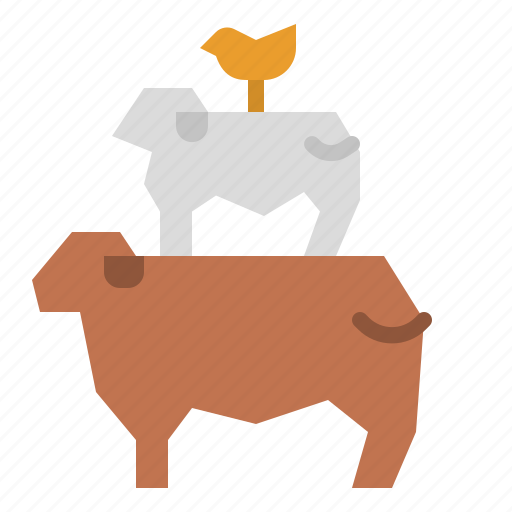 Agriculture, chicken, cow, farm, sheep icon - Download on Iconfinder