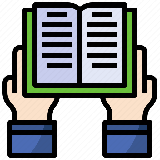 Book, learn, library, open, read, reading, school icon - Download on Iconfinder